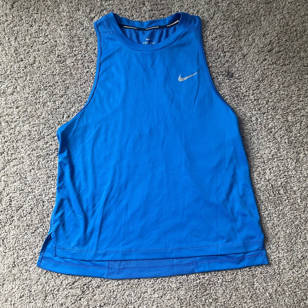 Blue Nike Dri-fit tank top